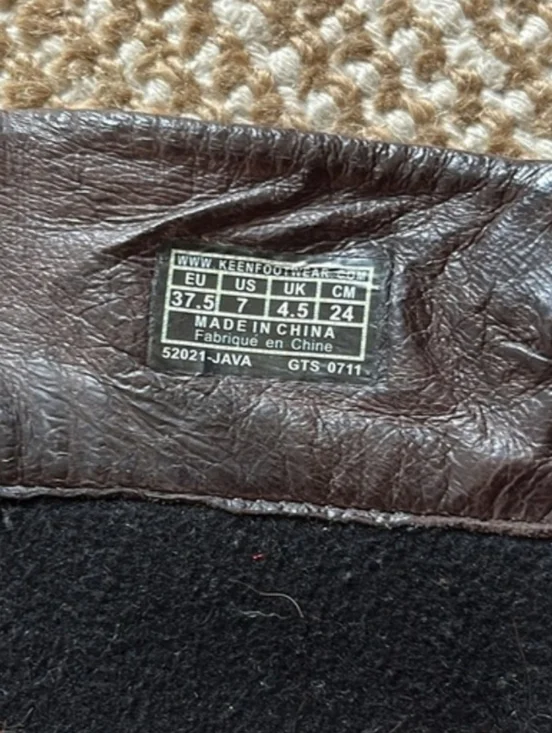 Keen Silverton Java Ladies Brown Boots Size 7 - Picture 9 of 12